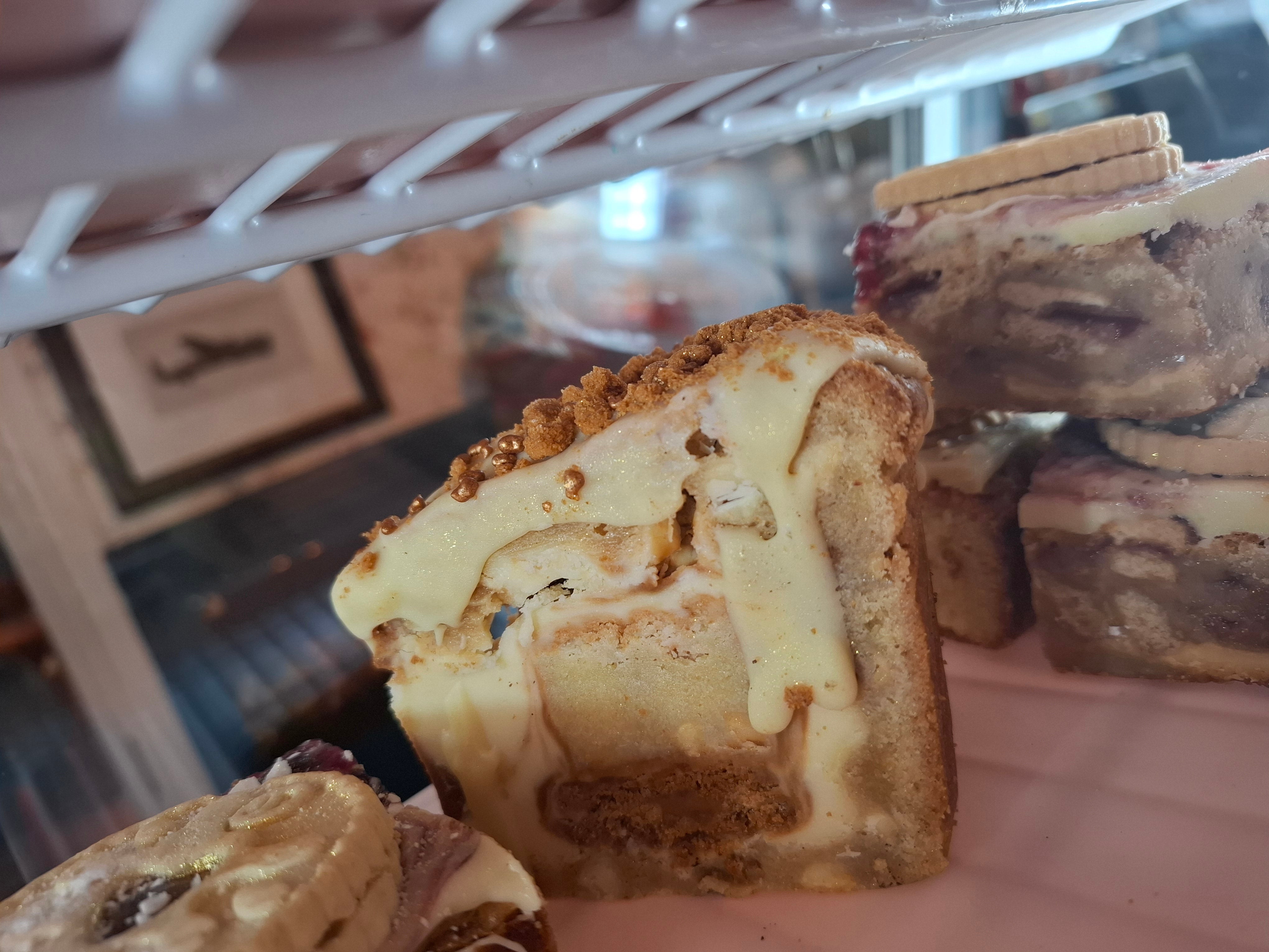 Biscoff blonkie pie