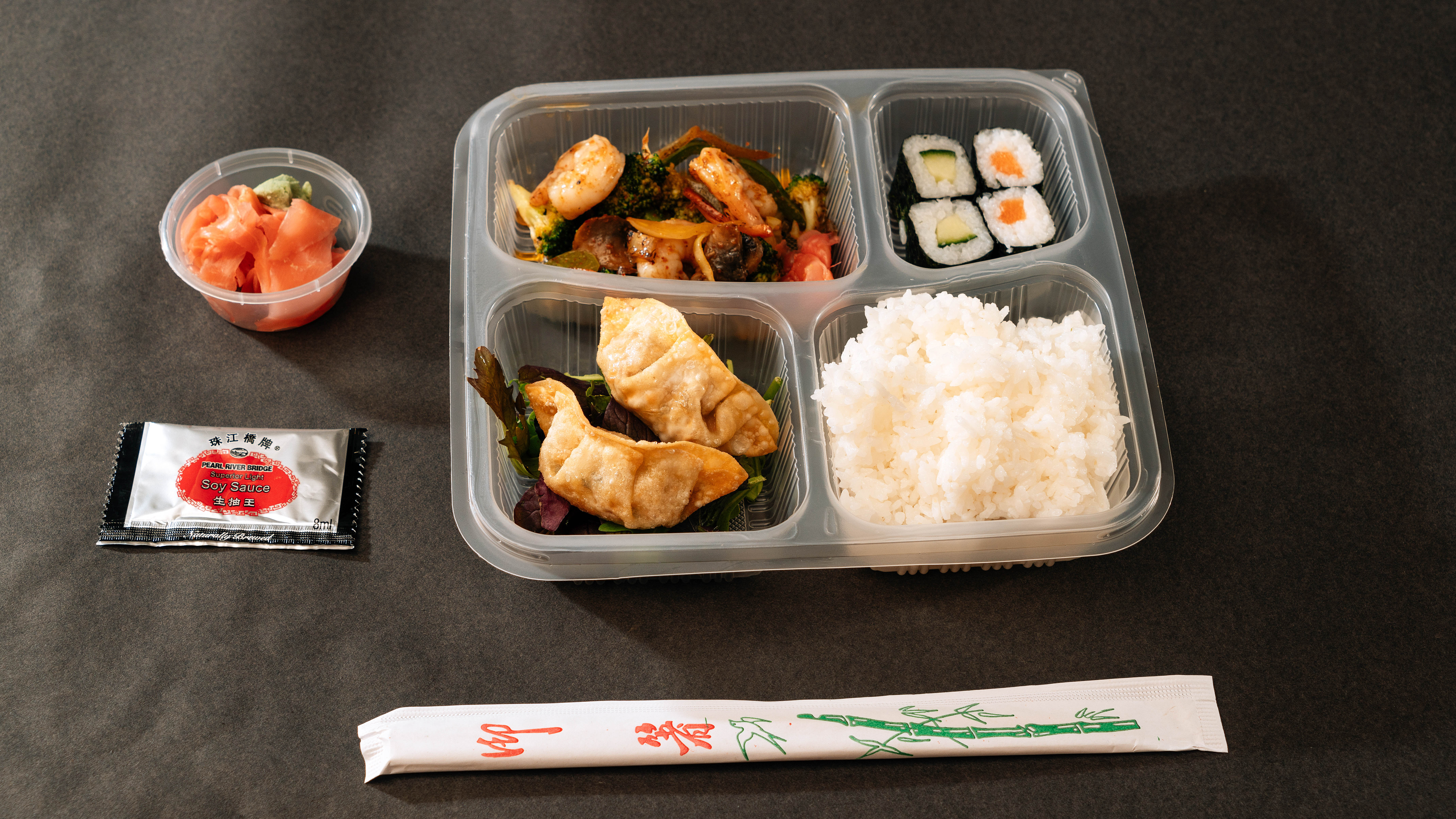 Bento Box B3: Salmon Teriyaki
