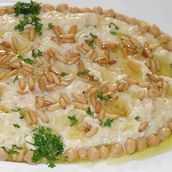 Hummus seeds with tahini