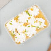 Rice With Kunafa Milk And Basbousa Cream