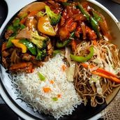 Chinese Food With Hamsaat