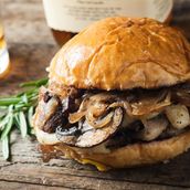 Mushroom Swiss Burger