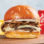 Mushroom Truffle Burger Meal