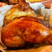 Half Roasted Chicken Machine With Burghul And Yogurt