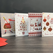 Christmas Greeting Cards Ornaments And Others Dfd211