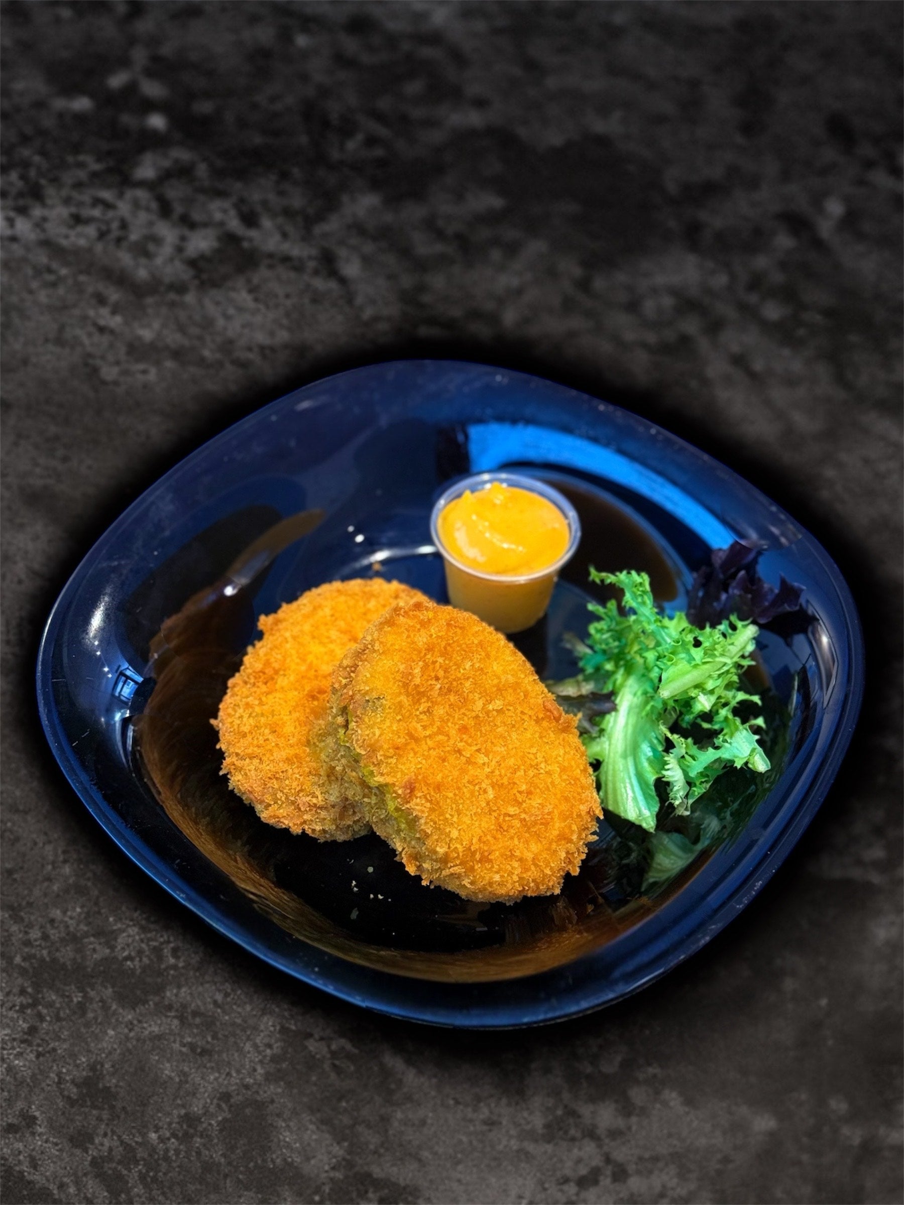 Pumpkin Croquettes with mayo