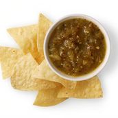 Chips & Tomatillo – Green Chili Salsa