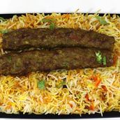 Mutton Kabab 2pcs with Biryani