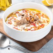 Yogurt Fatteh With Meat
