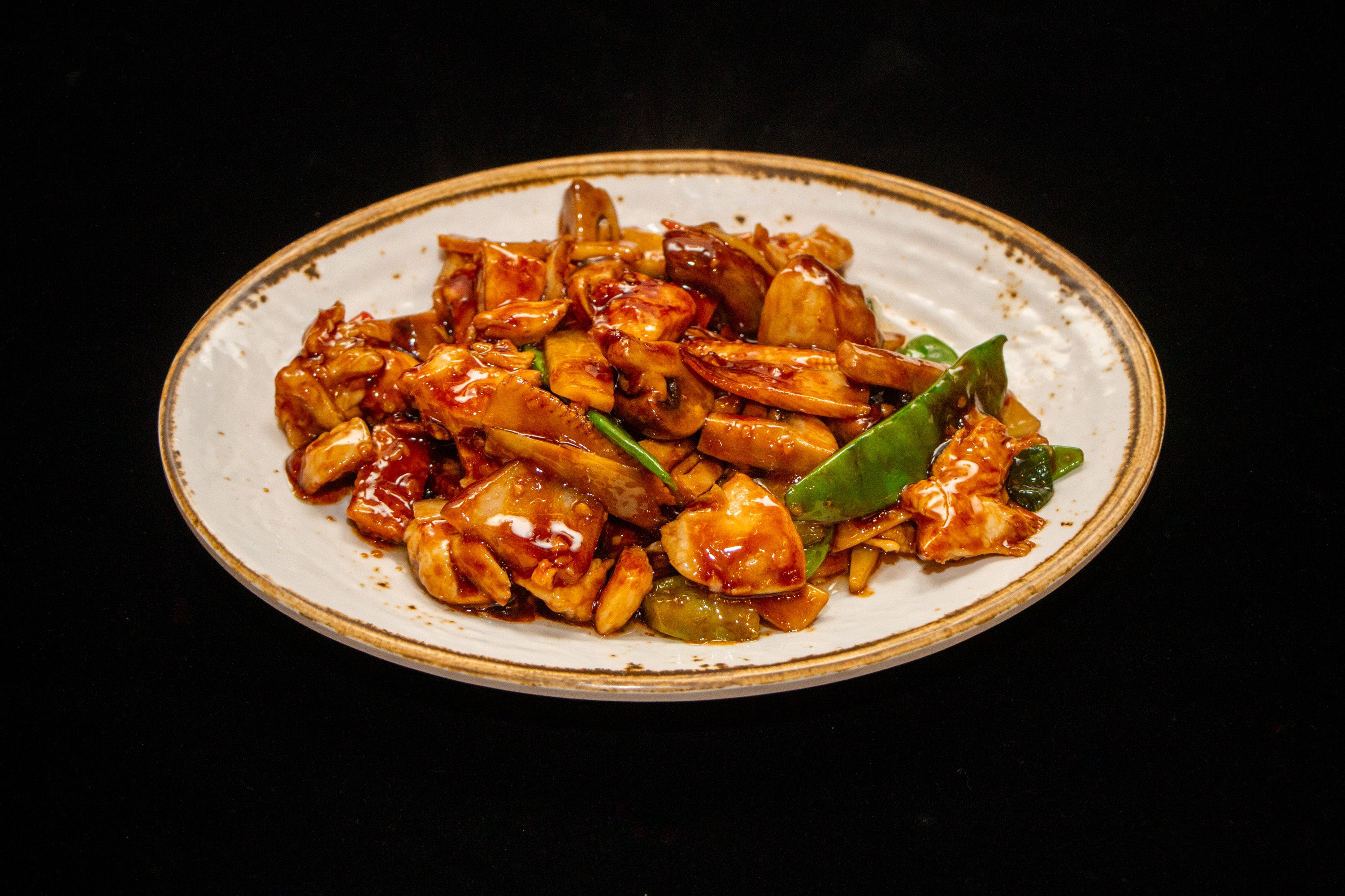 Chicken & Mushrooms in Oyster Sauce
