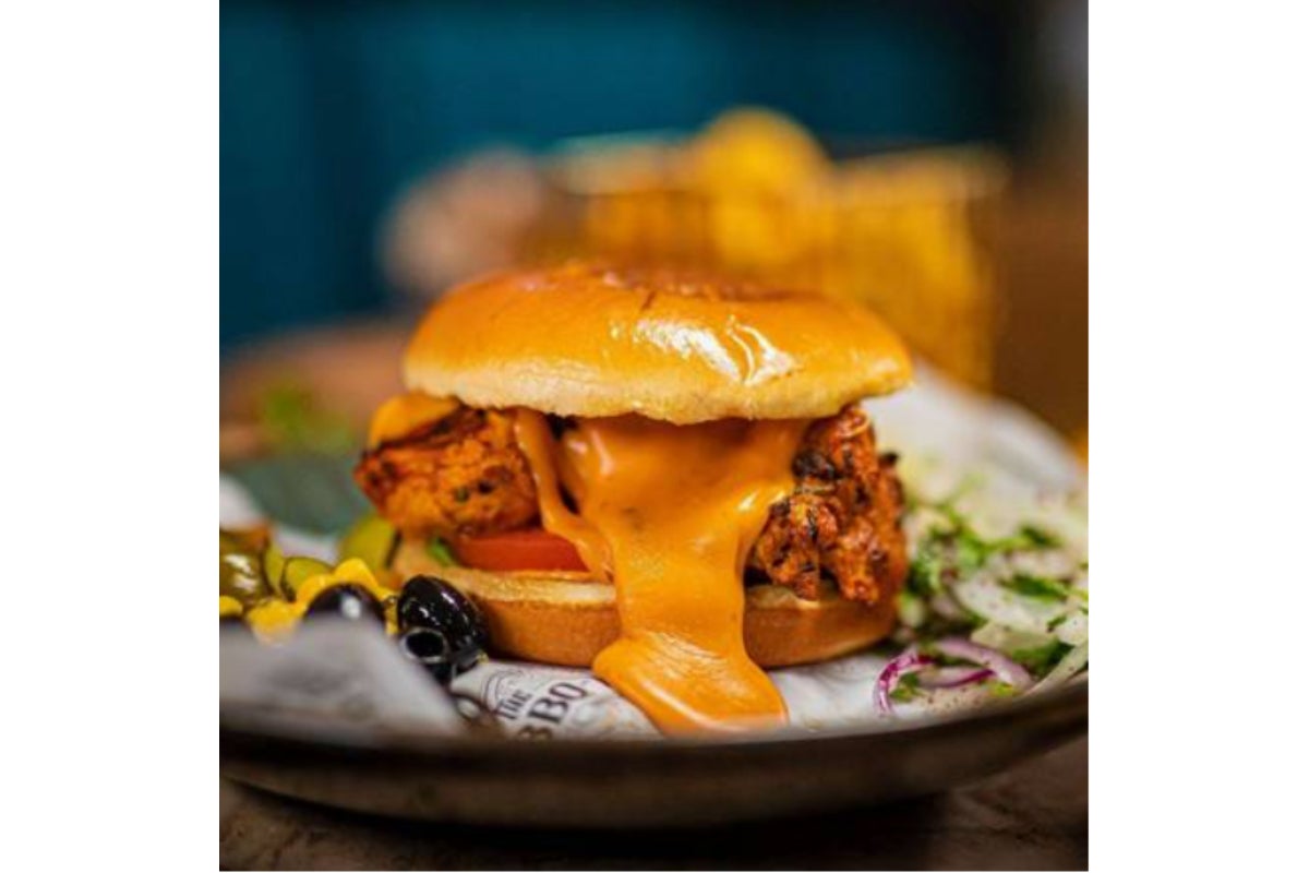 Moroccan Chicken Tavuk Burger