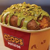Pistachio Baked Sweet Potato