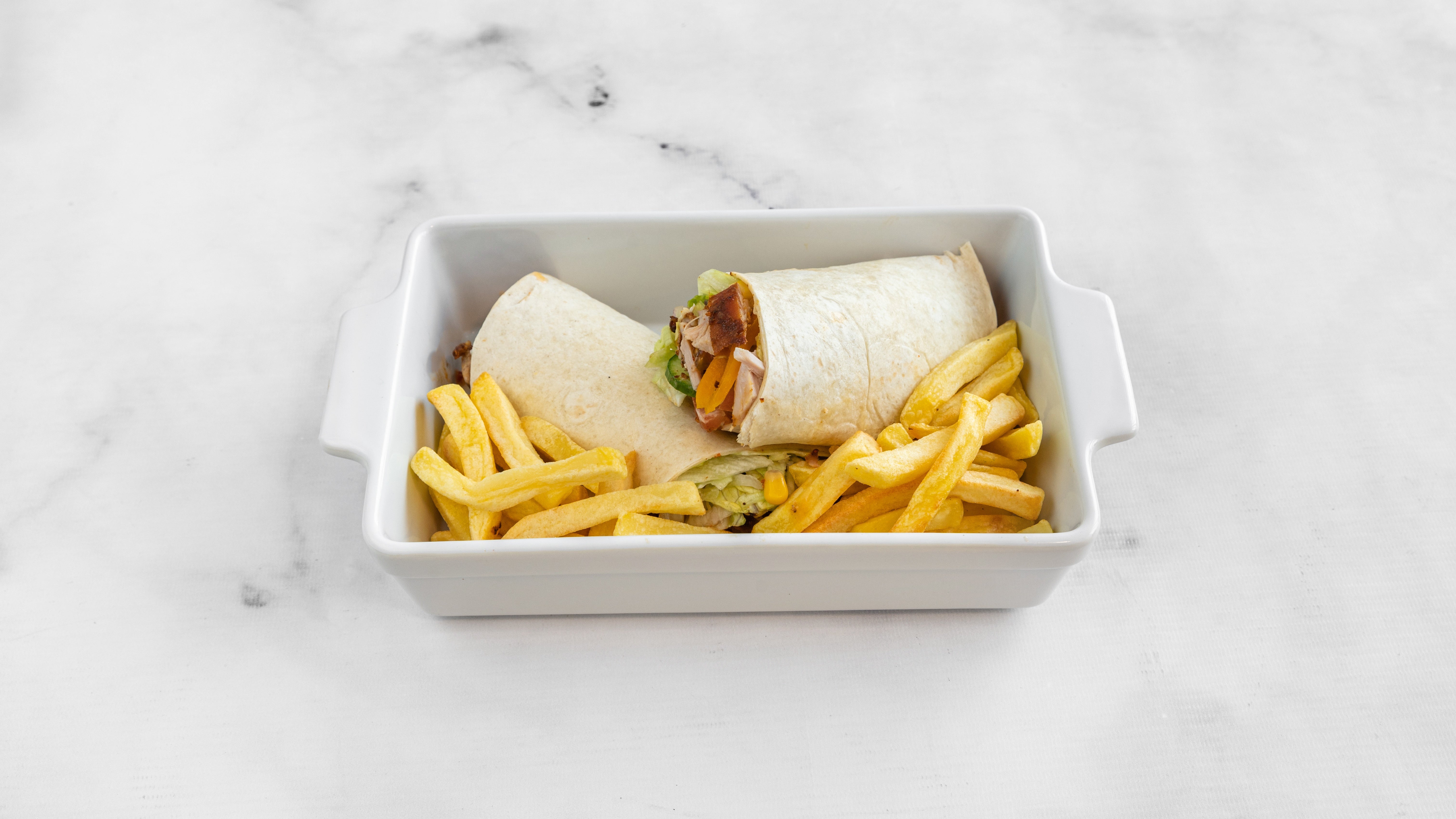 Jerk Chicken Wrap with Chips