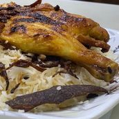 Chicken With Pulao (Quarter Chicken)