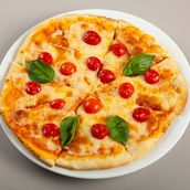Classic Margherita pizza