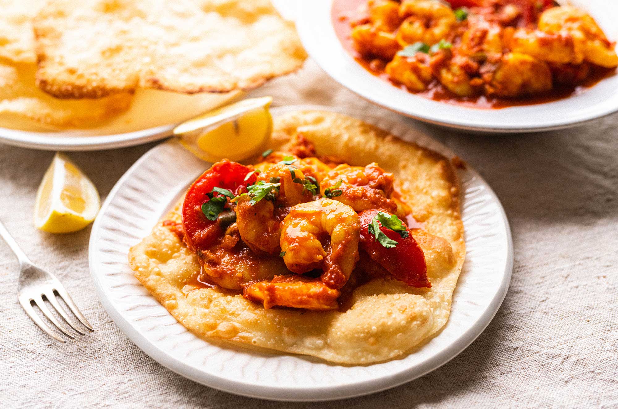 Prawn Puri GF