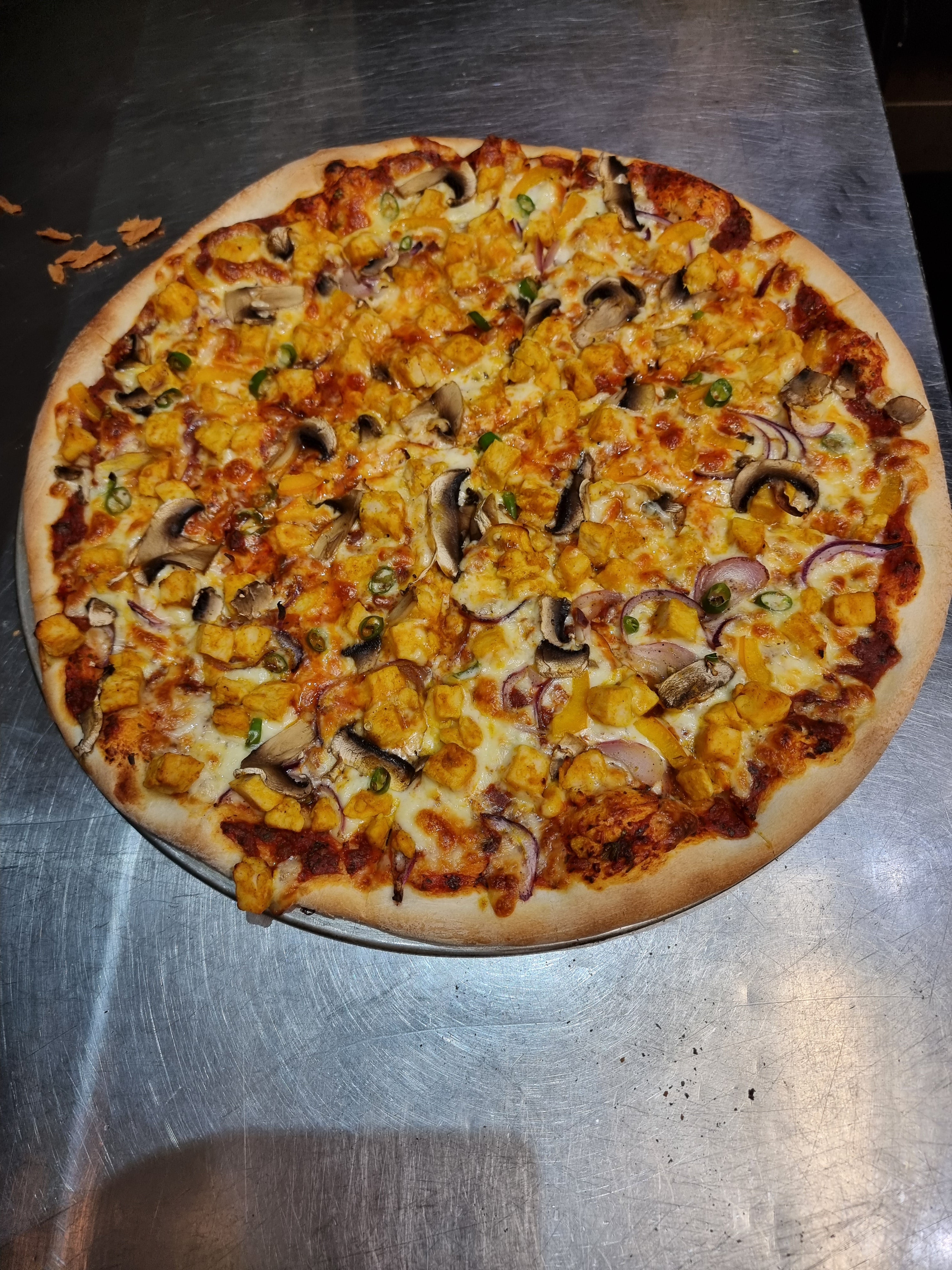 Sea food pizza