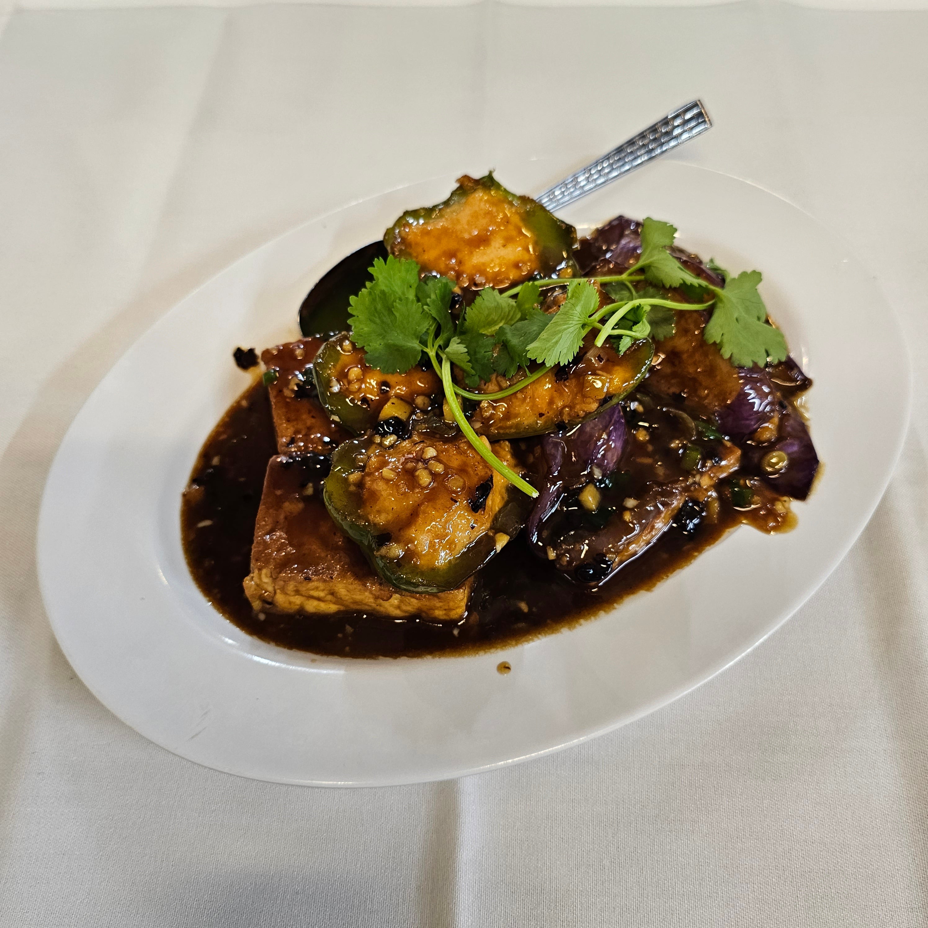 Mixed Stuffed Three Delights in Black Bean Sauce 豉汁煎釀三寶