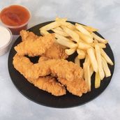 Chicken Strips With French Fries