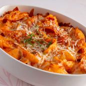 Pink Baked Pasta