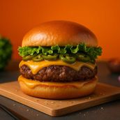 Mexican beef burger