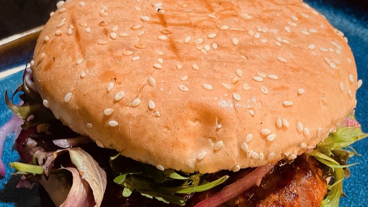 Chicken Thigh Burger with Cheese