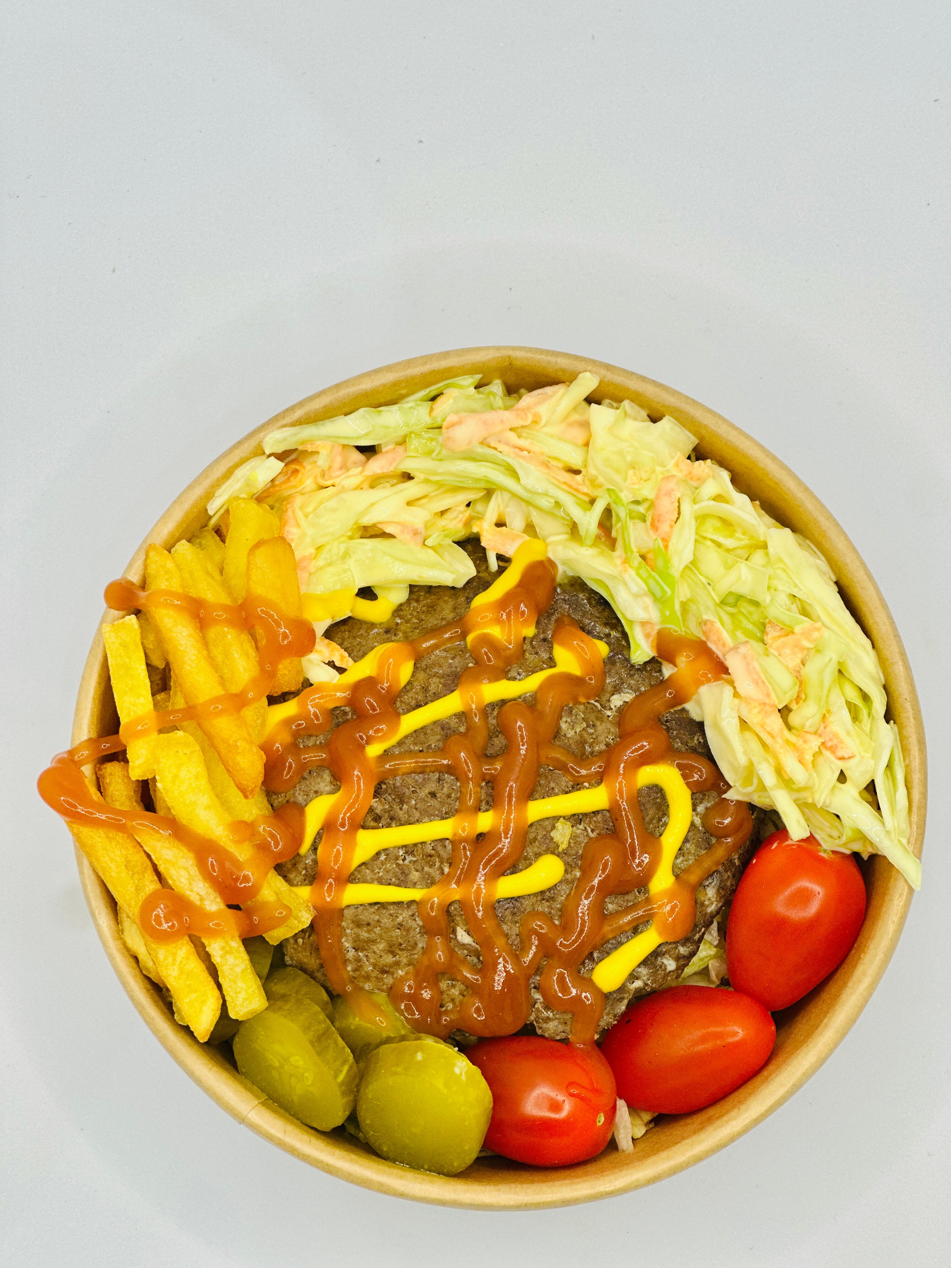 Beef Burger Bowl