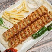 Grilled Chicken Kabab with bread