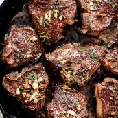 Sauteed Lamb Slices
