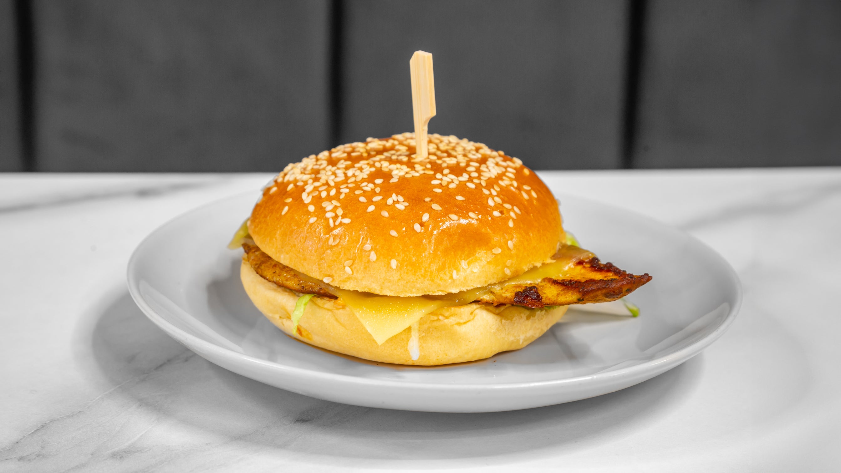 Grilled Chicken Burger (Peri-Peri)