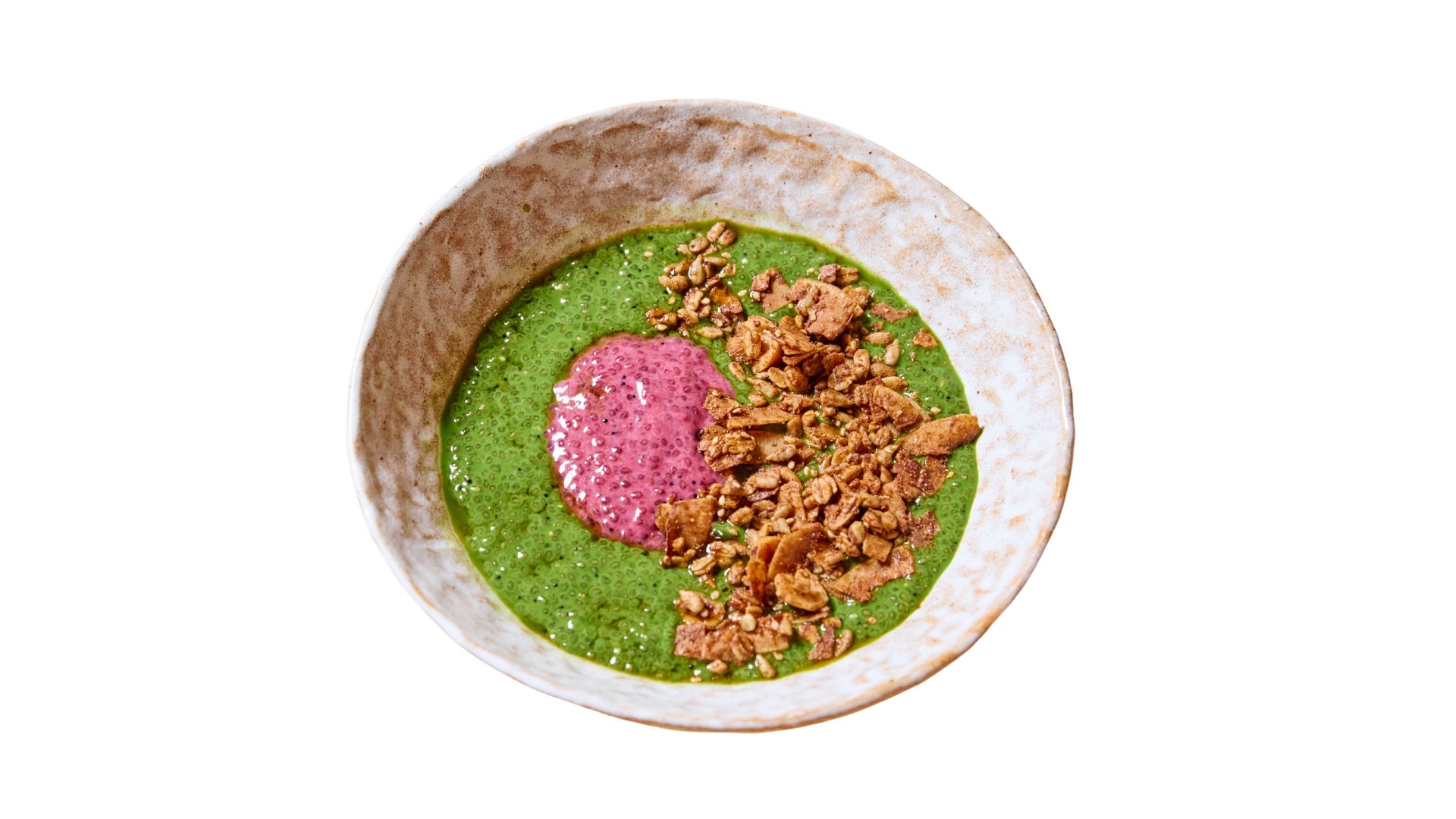 Organic Chia Bowls - Matcha Blackberry Pandan