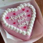 Pink Heart Shaped Bento Cake