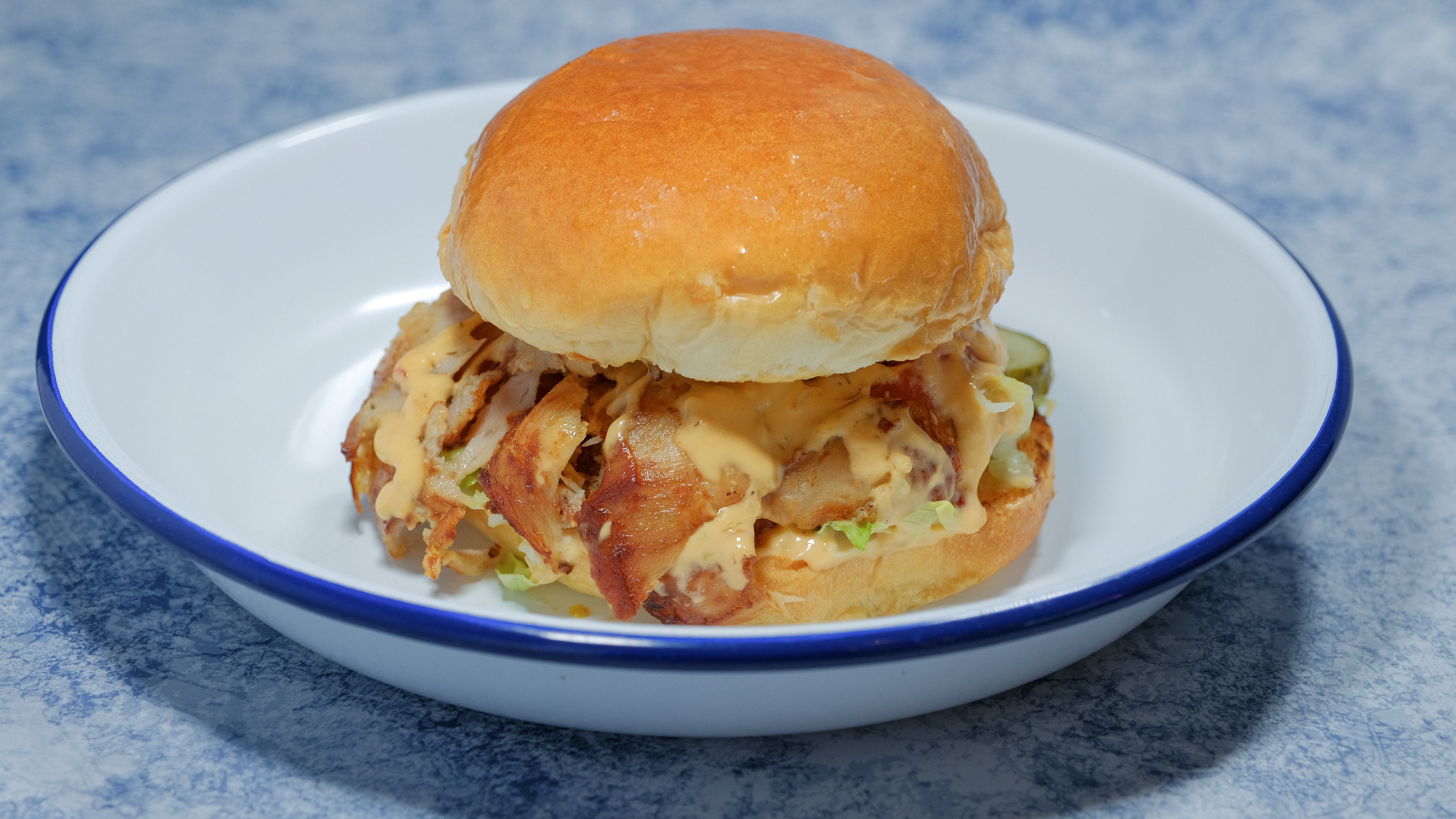 Chicken Gyros Burger