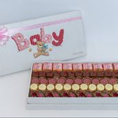 White Rectangular Box Pink