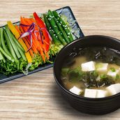 Miso Soup and Side Salad