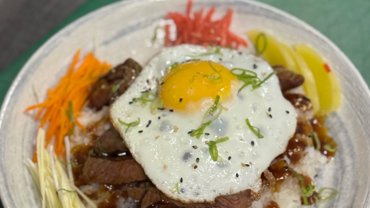 Unagi eel donburi