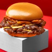 Double Smashed Mexican Burger 