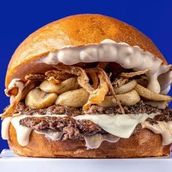 Swiss Mushroom Burger