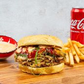 Chamo Chicken Burger Meal