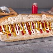 Hot Dog Burger Sandwich