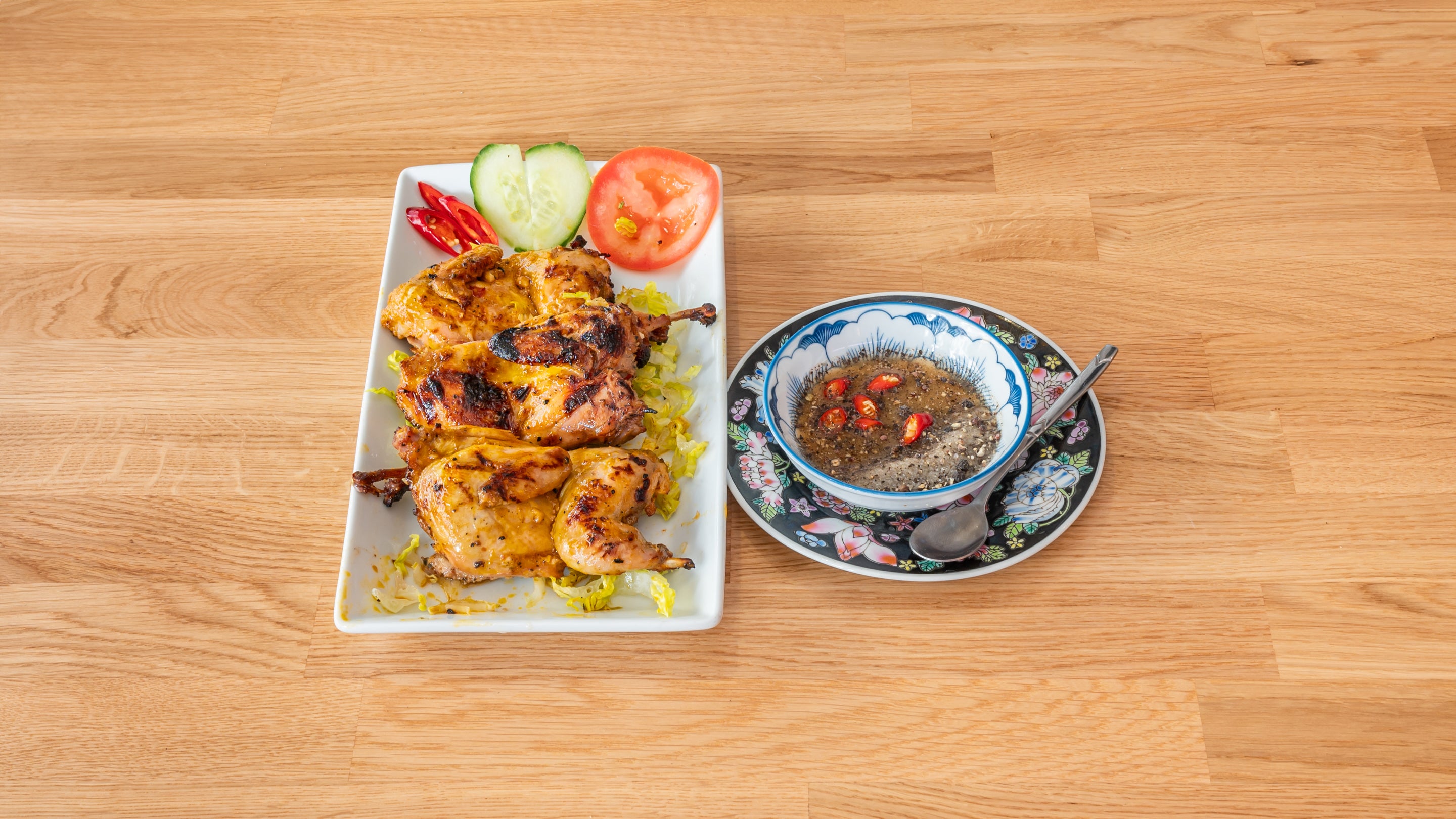 Chim Cút Nướng | Grilled Quail