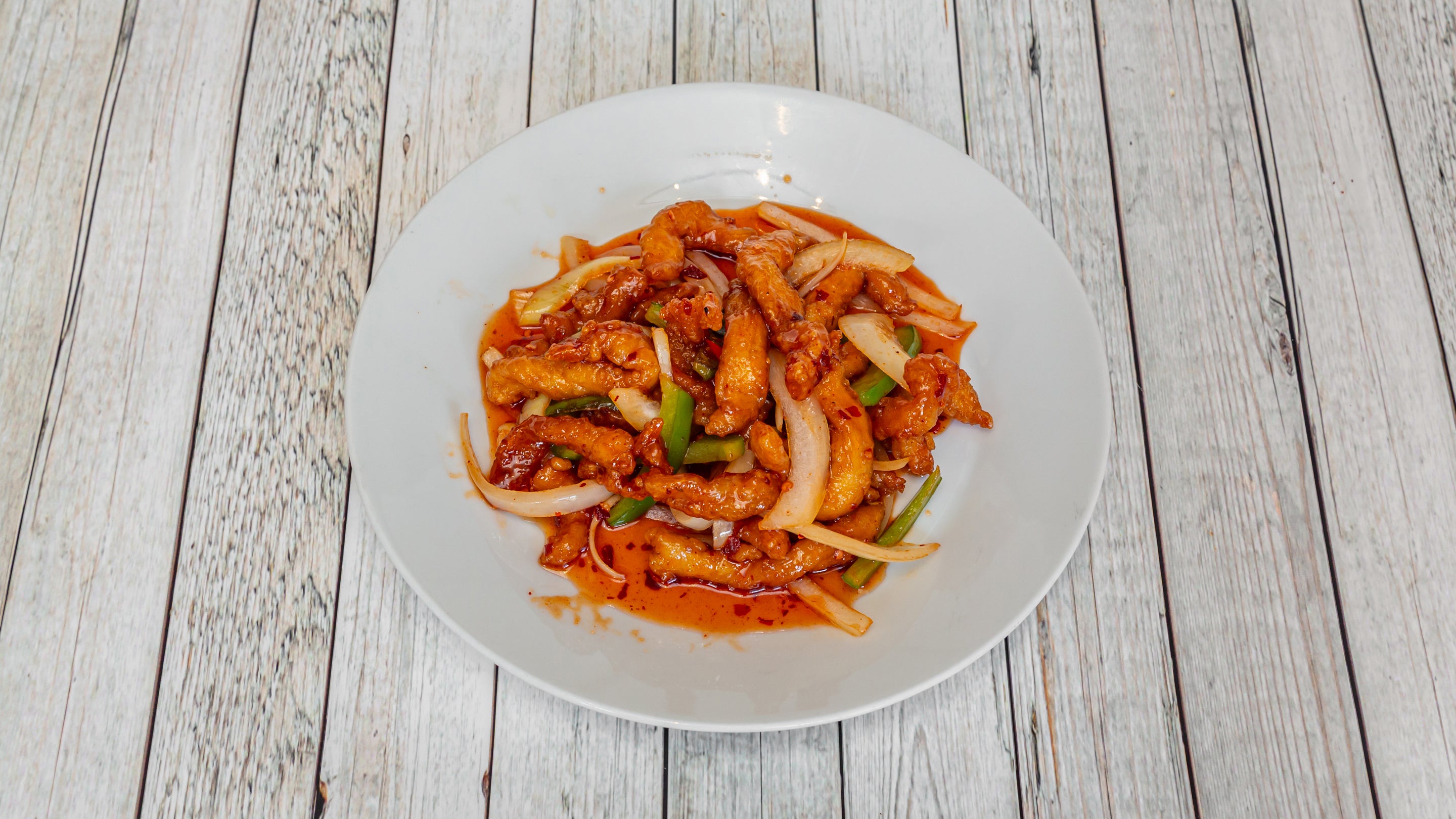 Crispy Shredded Chilli Chicken干鸡丝