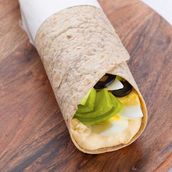 Egg, Avo & Hummus Wrap