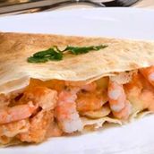 Crepe shrimp-كريب جمبرى