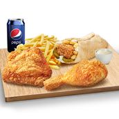 2pcs Chicken - Dark Meat with Chicken Sandwich