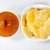 Kori Rotti with Chicken Curry (1portion)