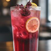 Fizzy Hibiscus Tea