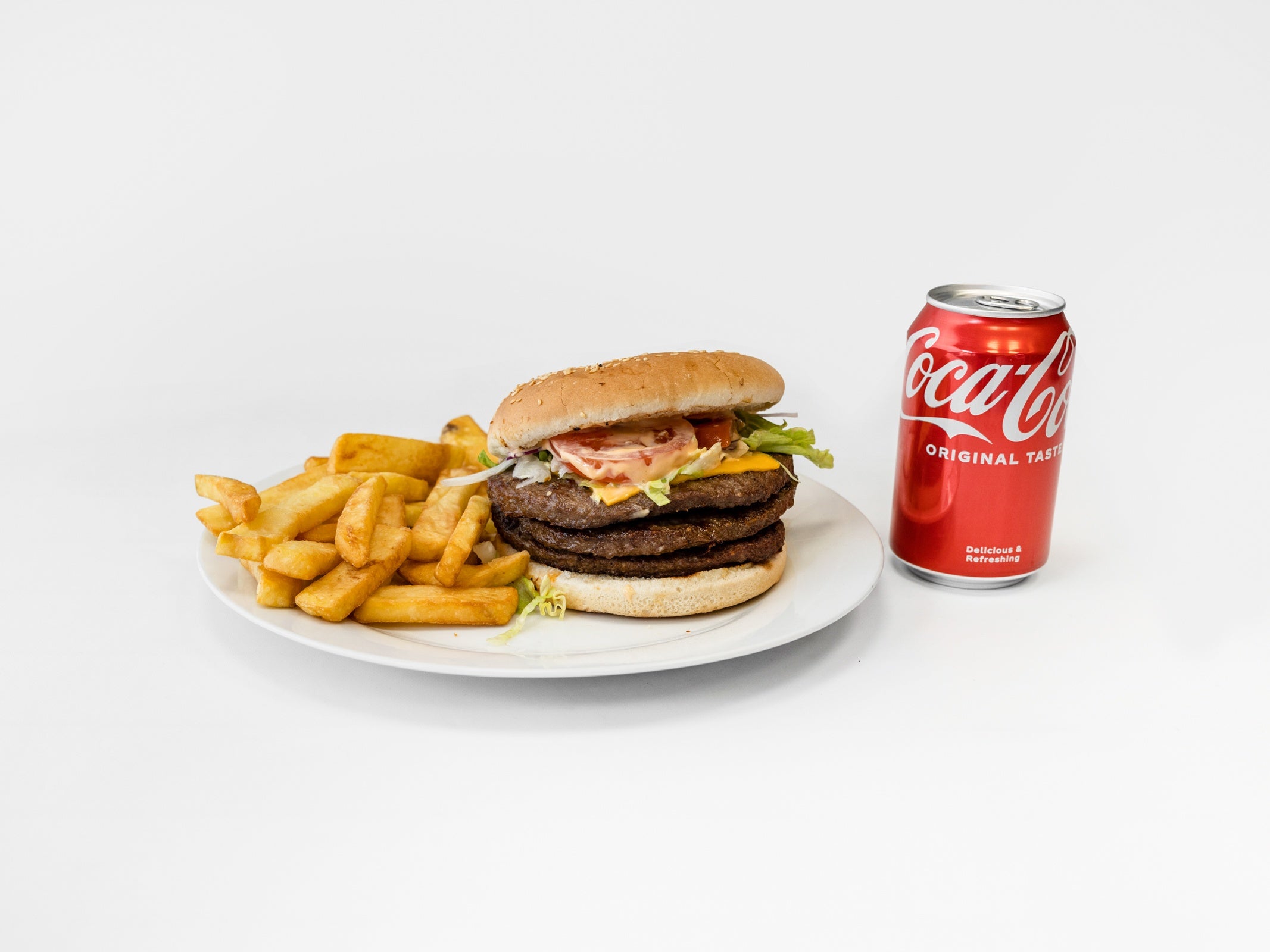 Triple Burger with Cheese