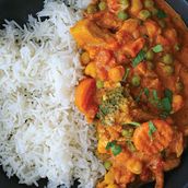 RICE & CURRY COMBO VEG