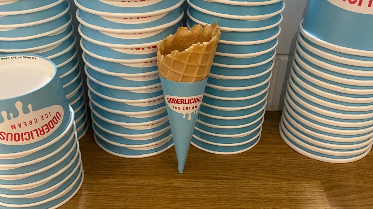 Empty Small Cone (vegan)